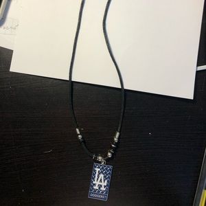 Dodgers necklace